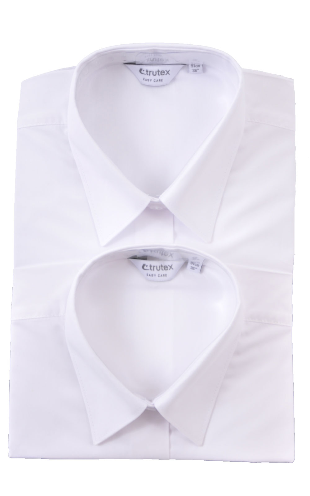 Picture of Plain White Short Sleeved Blouse Twin Pack - Trutex