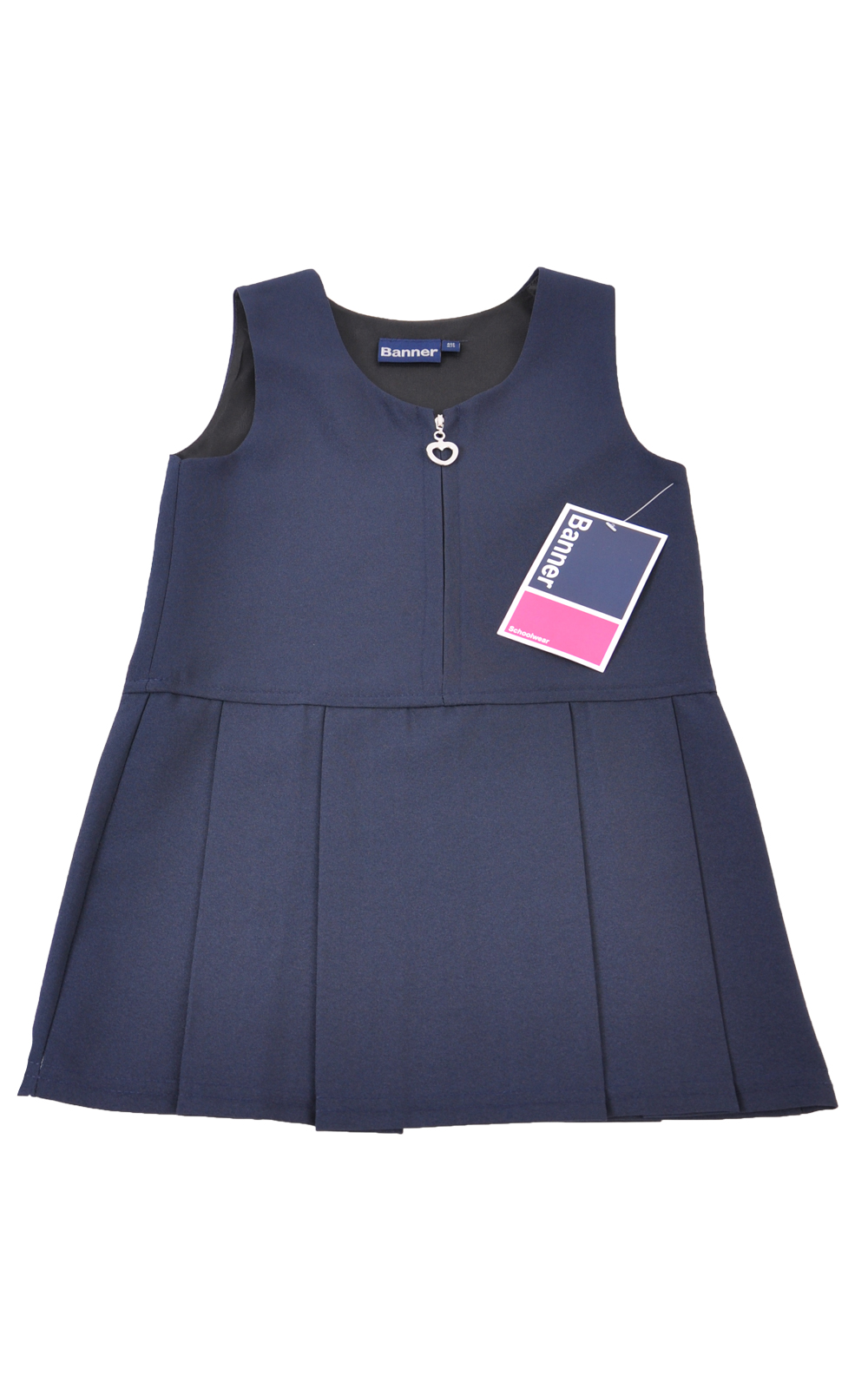 Picture of Navy Heart Pinafore 3704 - Banner
