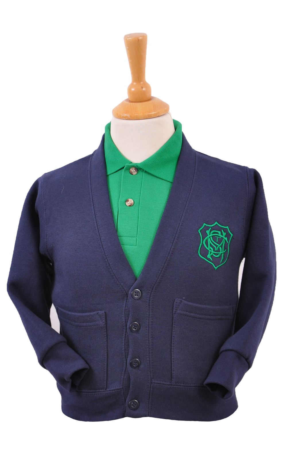 Picture of St Malachy's PS Sweat Cardigan - Blue Max