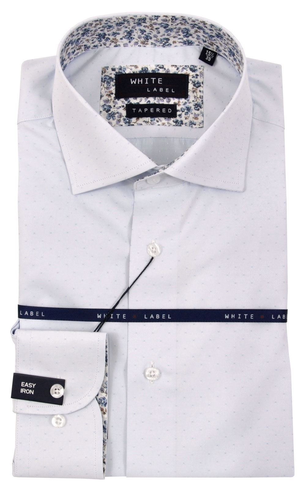 mens shirts with contrast inside collar and cuffs