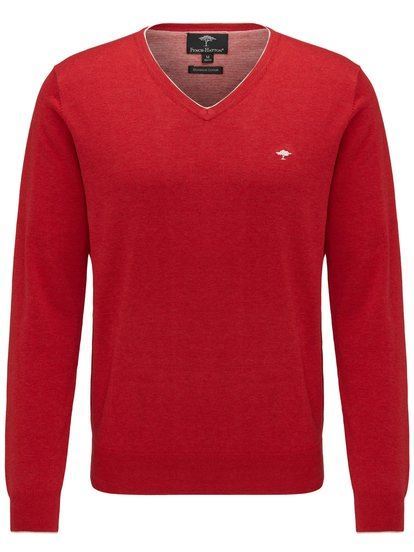Picture of Fynch Hatton V Neck Pullover 1119-250