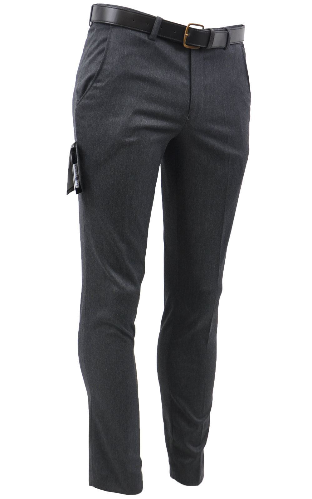 Limehaus Navy Dot Super Skinny Suit Trouser
