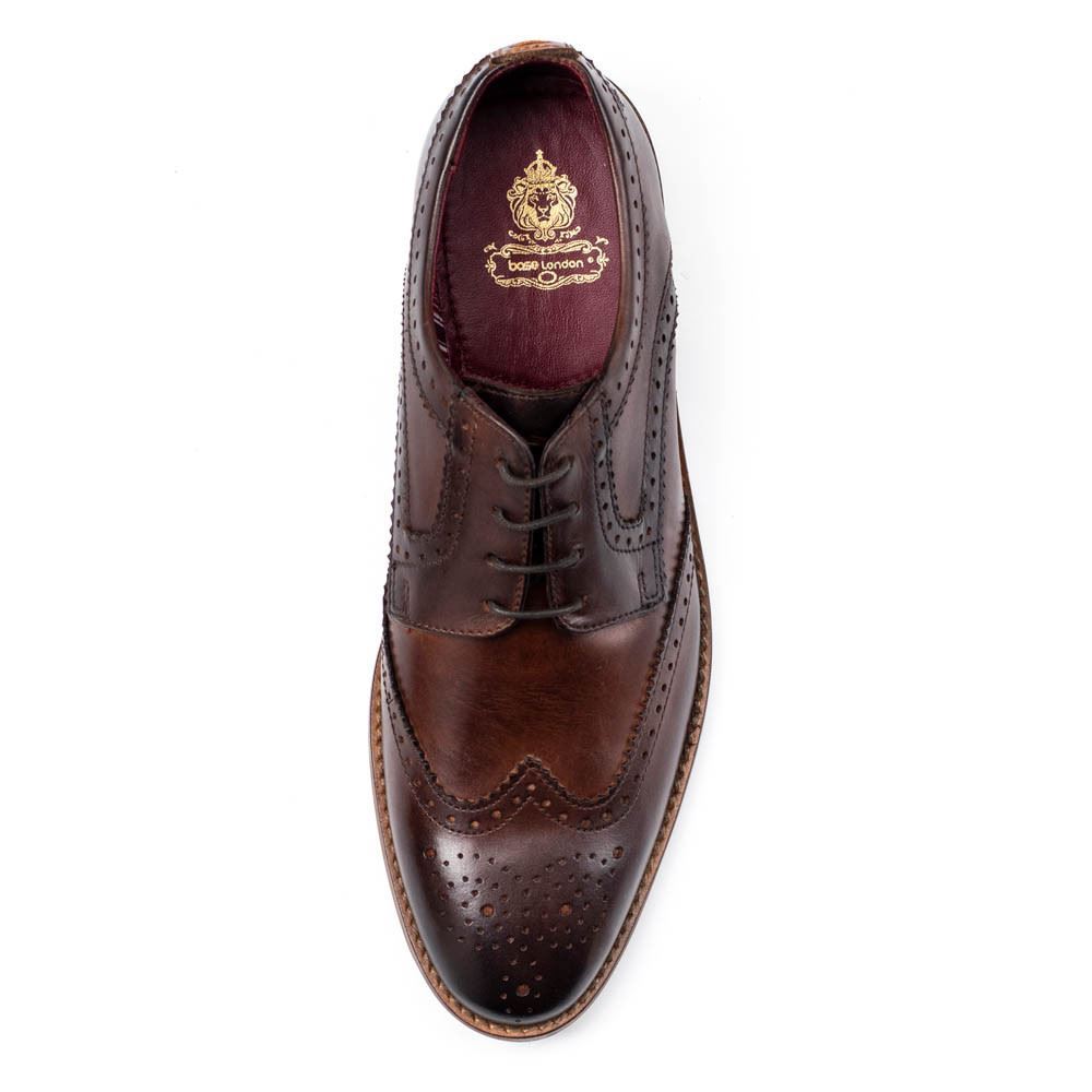 Picture of Base London Leather Shoe Motif