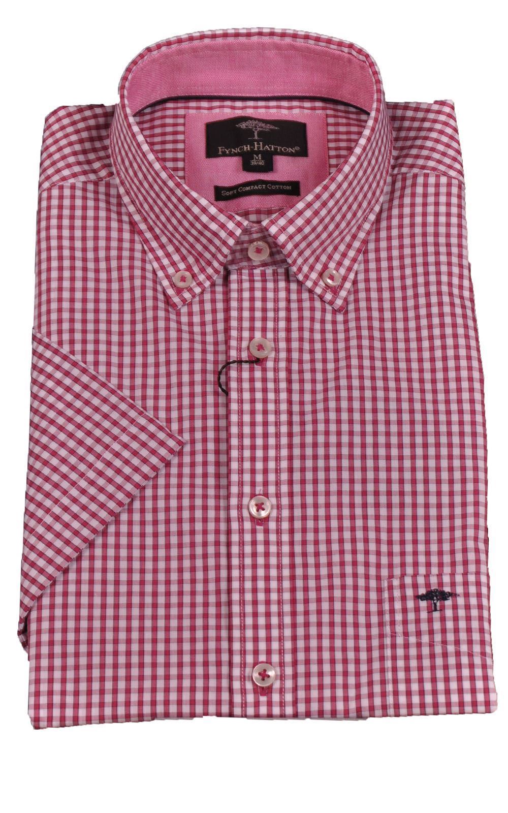 Picture of Fynch Hatton Short Sleeve Shirt 1120-5021