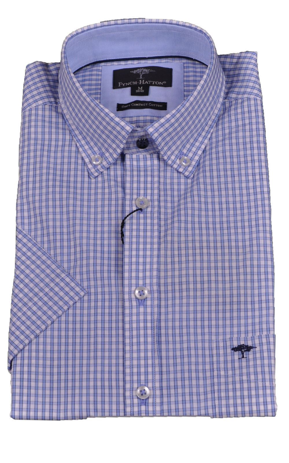 S&T Moore. Fynch Hatton Short Sleeve Shirt 1120-5021
