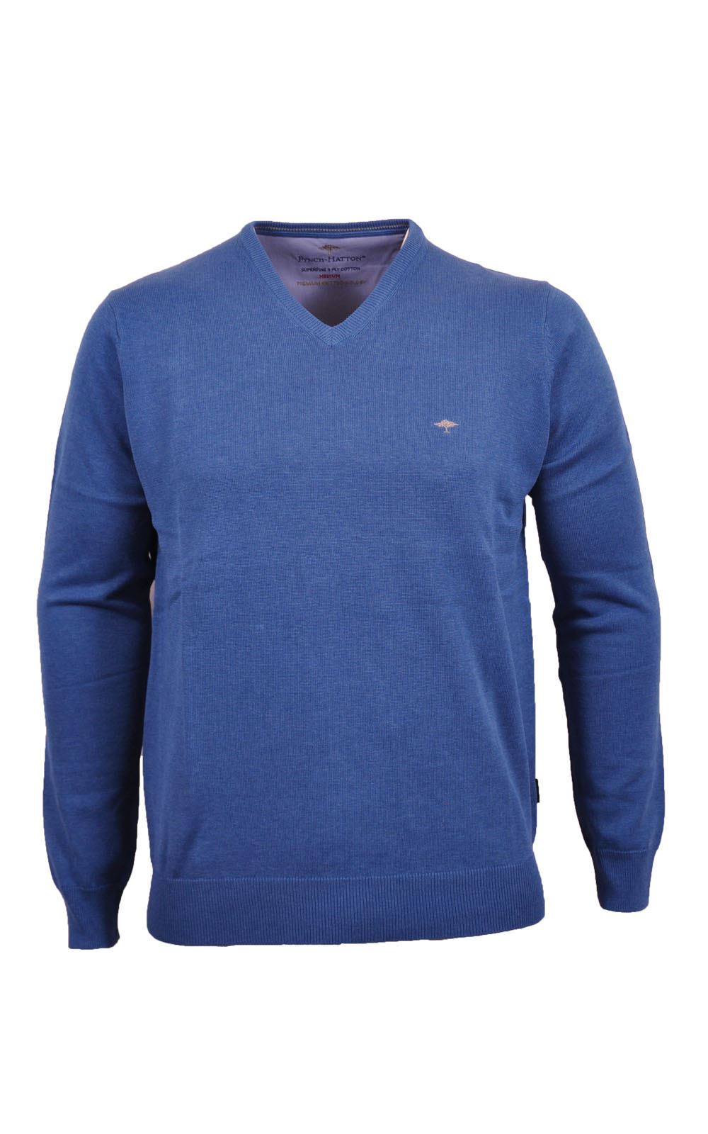 Picture of Fynch Hatton V-Neck Pullover 1120-211