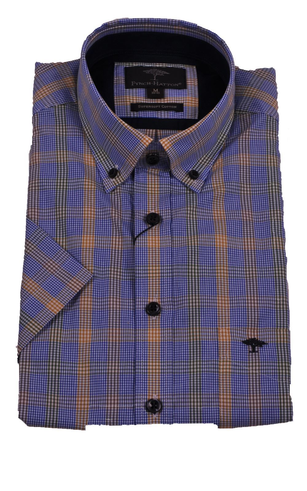 Picture of Fynch-Hatton Short Sleeve Shirt 1120-8071