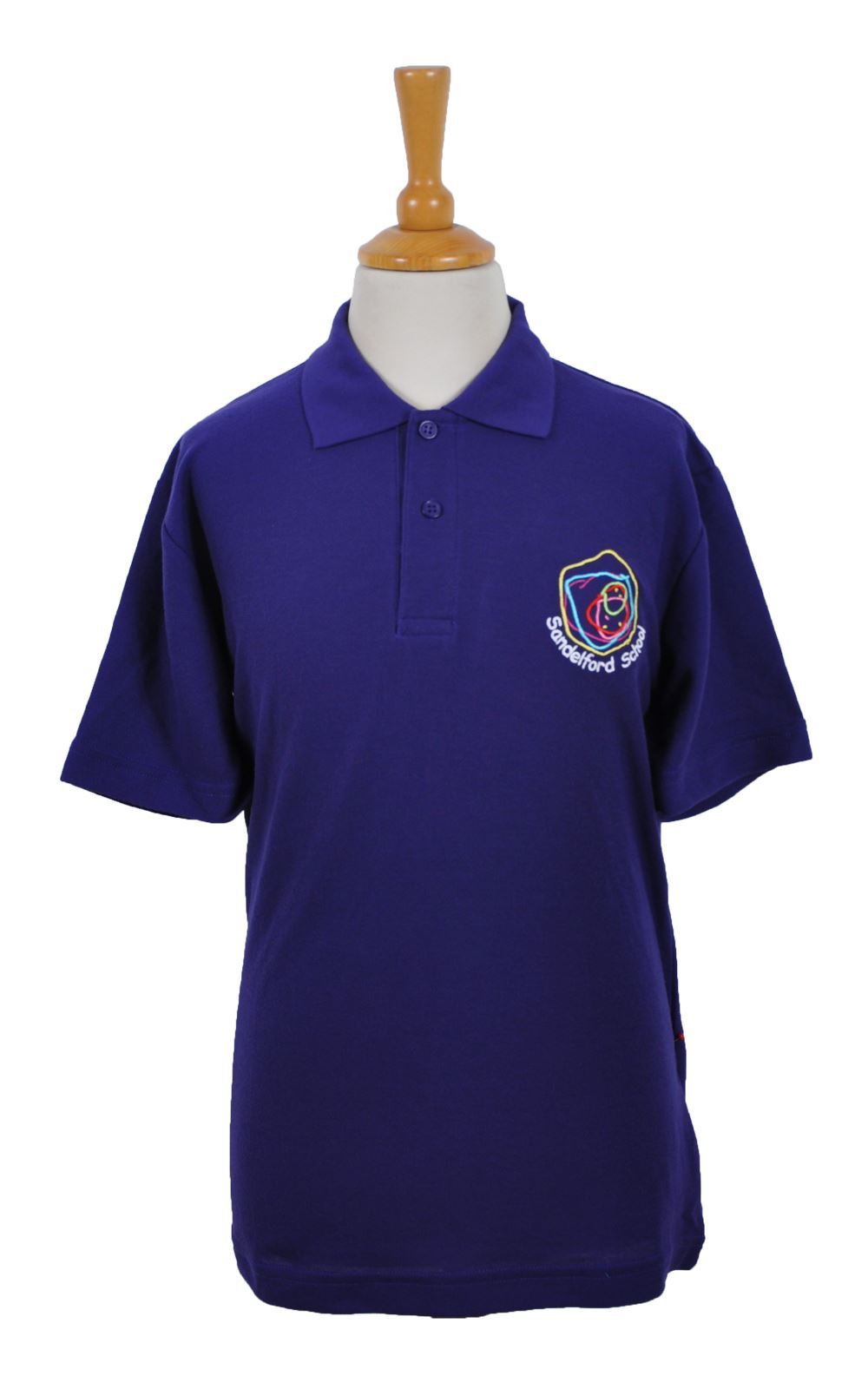 Picture of Sandelford School Purple Polo Shirt - Woodbank