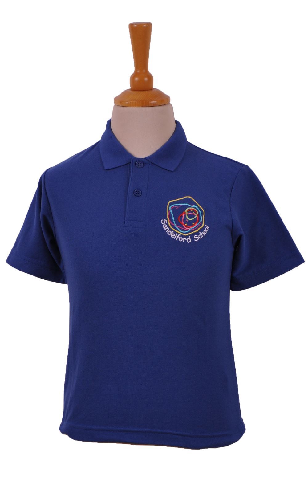 Picture of Sandelford School Dark Royal Polo Shirt - Woodbank