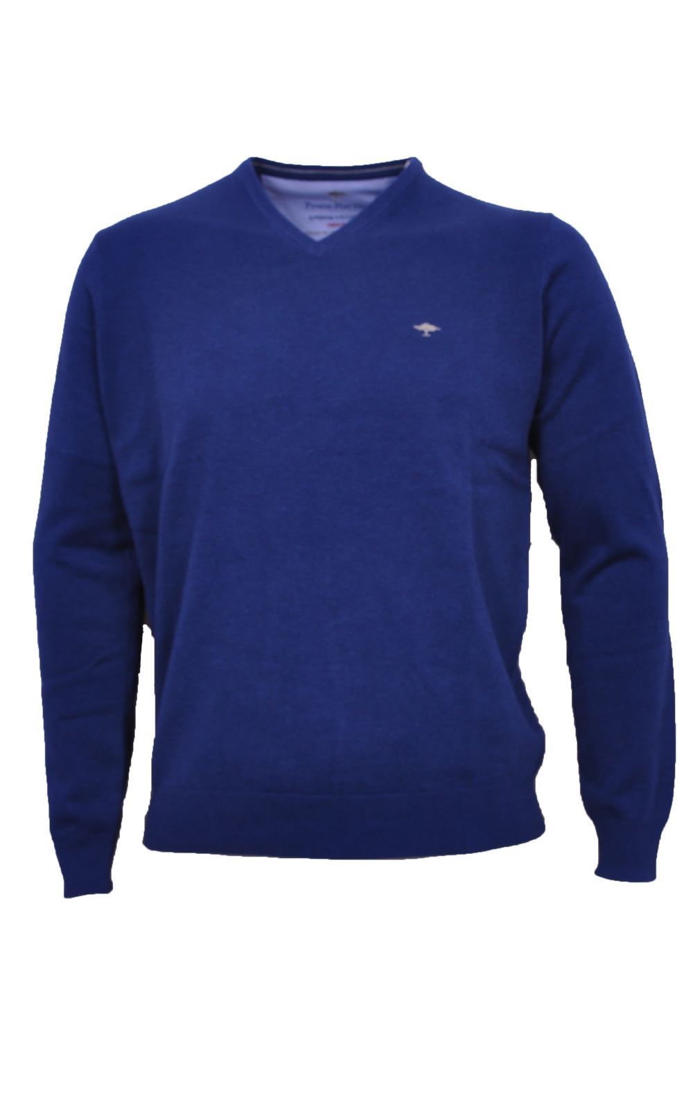 Picture of Fynch Hatton V Neck Pullover 1220-211