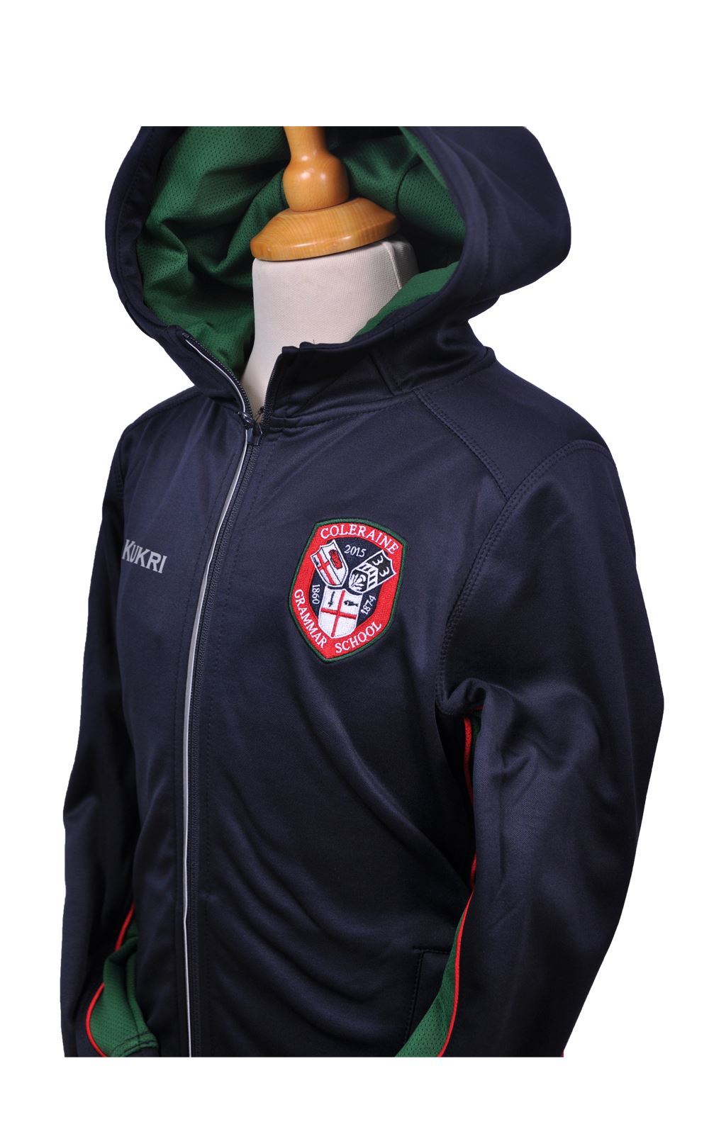 Picture of Coleraine GS Youths Full Zip Hoody - Kukri