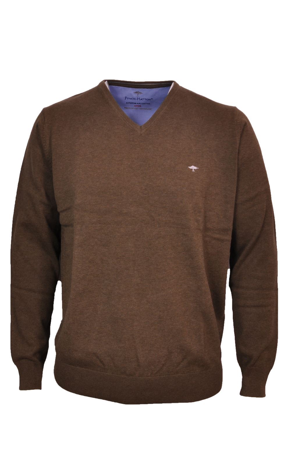Picture of Fynch-Hatton V-Neck Pullover 1213-211