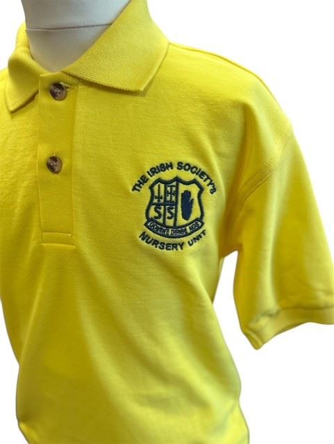 Picture of Irish Society Nursery Unit Polo Shirt Blue Max2