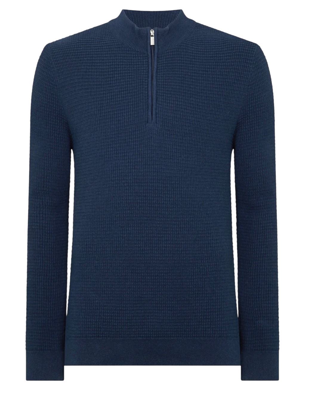Picture of Remus Uomo Quarter Zip Pullover 58666